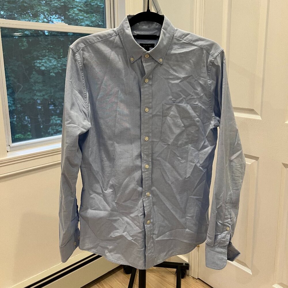 Banana Republic - Cotton Oxford - Slim Fit Light Blue Button Down